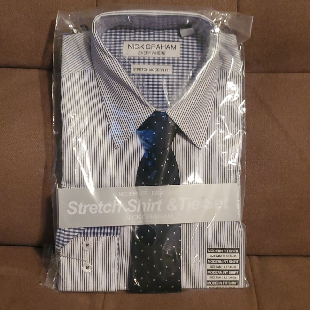 Mens long sleeve button down